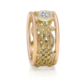 RG-9143 handgemaakte klassieke aparte gouden ring met diamant