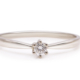 VLR-10214 handgemaakte ring uit witgoud en diamant