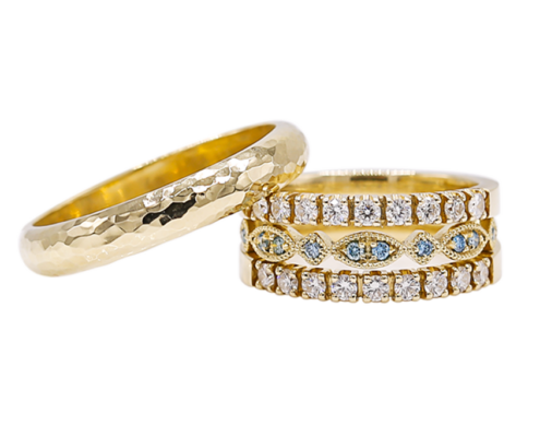 zaterdag voordeel Verdeelstuk Phie Jewels : Handgemaakte gouden ringen en bijpassende sieraden