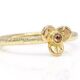 LLR-10292-Gekerfde-gouden-ring-met-een-roosgelepen-bruine-diamant-overview