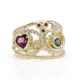 RG-9222-Gouden-ring-met-roze-en-groene-toermalijn-en-verschillende-kleuren-diamant-overview
