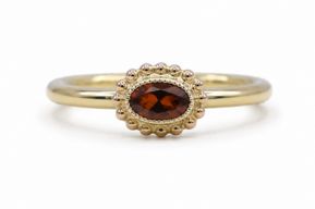 RG-9237 gouden ring met vuur citrien Overview