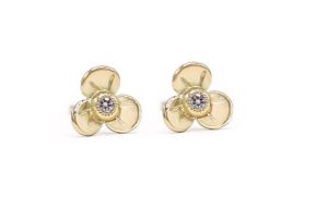 OC-4288 Gouden oorstekers met diamanten Overview